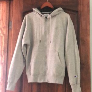Champion Men’s Grey Zip up Hoodie